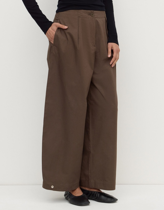 Assembly Label - Jasmine Cotton Adjustable Barrel Leg Pants