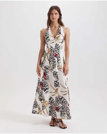 SABA - Fiora Halter Maxi Dress