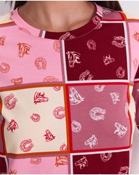 Sportscraft - Horse Print Mercerized Tee