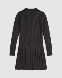 Polo Ralph Lauren - Mini-Cable Polo Sweater Dress - Teens