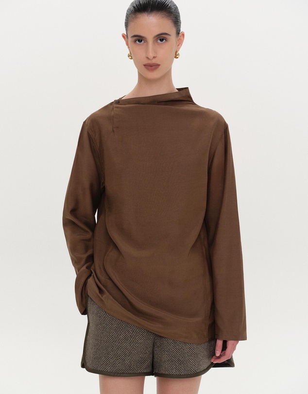 Source Unknown - Kuna Half Collar Blouse