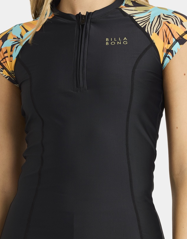 Billabong - Womens Des Tropiques Short Sleeve Rash Vest