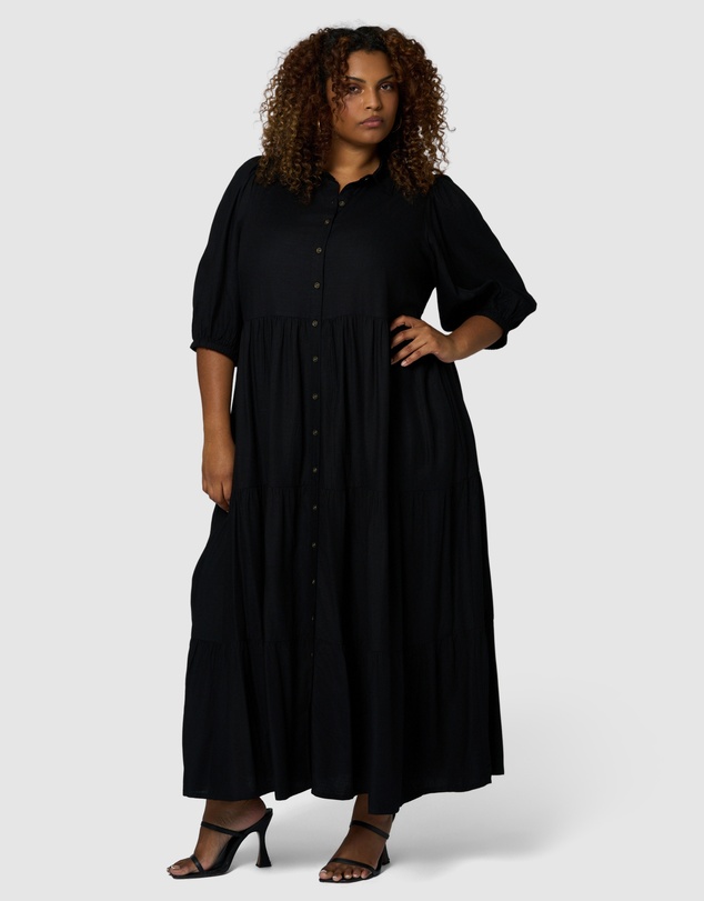 Sunday In The City - Wild Halo Midi Shirt Dress