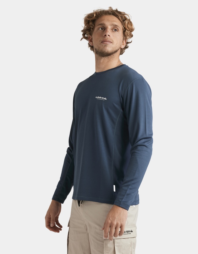 Quiksilver - Mens Sea Grass Long Sleeve Rash Vest