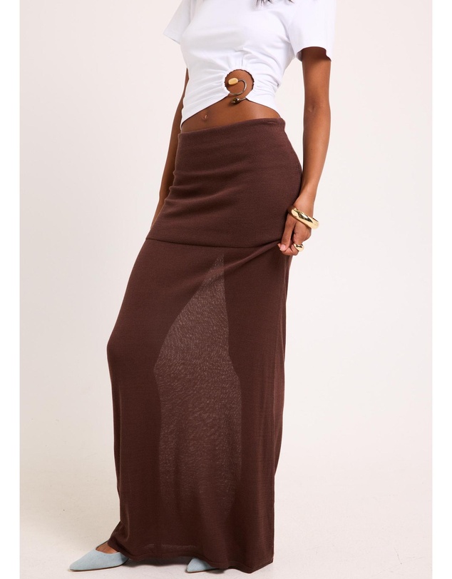 Alice In The Eve - Milano Sheer Maxi Skirt