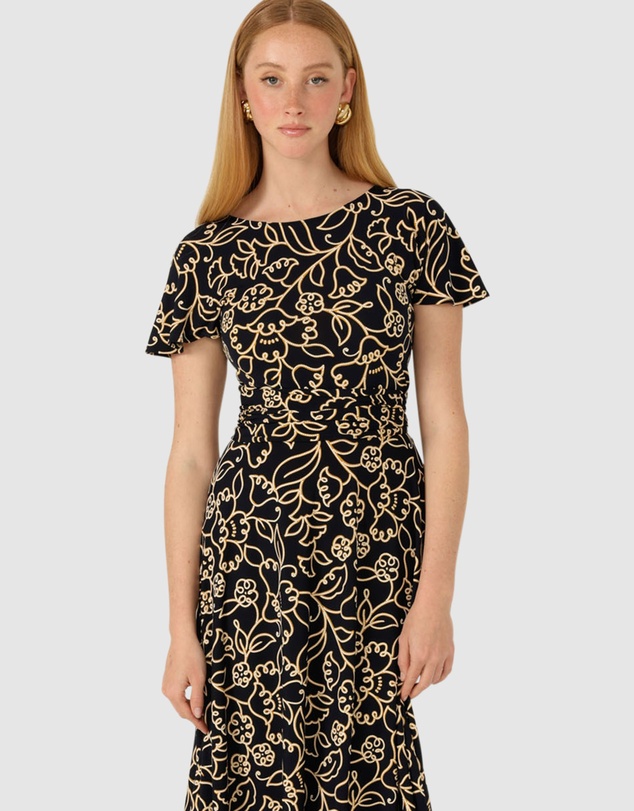 SACHA DRAKE - Reverse Wrap Midi Dress