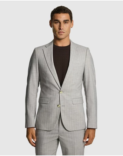 yd. - Easton Slim Fit Pinstripe Suit Jacket