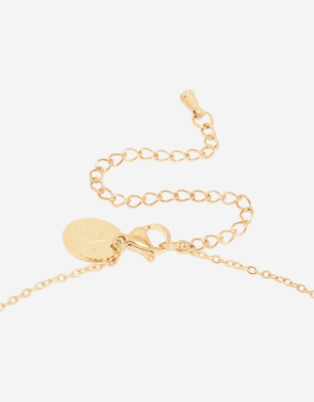 Lovisa - Waterproof Gold Plated Stainless Steel Letter M Dainty Pendant Necklace