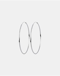 Elli Jewelry - Earrings Hoop Basic Classic 925 Sterling Silver