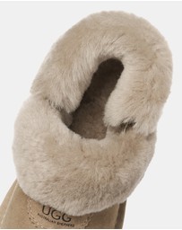 EVERAU - Australian Shepherd Ugg Waffle Fluffy Double Faced Sheepskin Upper House Shoes