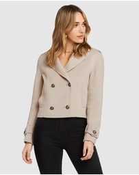 Belle & Bloom - Better Off Military Peacoat