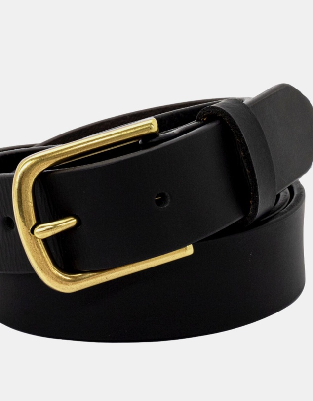 Buckle - Drover. Australian Made Buffalo Leather Belt. 30mm width.