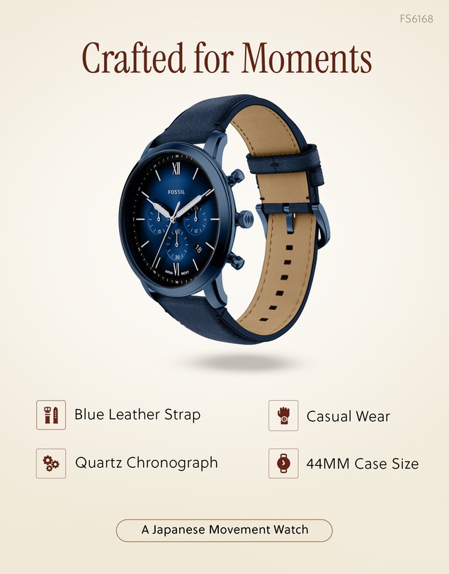 Fossil - Neutra Blue Chronograph Watch