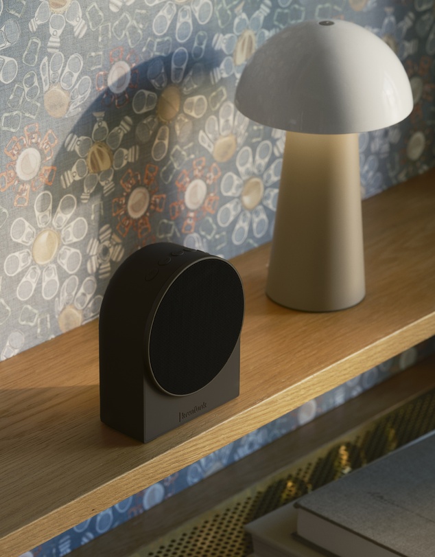 Kreafunk - Kreafunk Ivy Alarm Clock W/ Bluetooth Speaker - Black