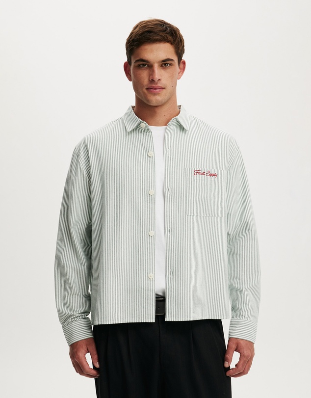 Cotton On - Bedford Long Sleeve Shirt