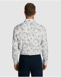 yd. - Derby Floral Bamboo Slim Shirt