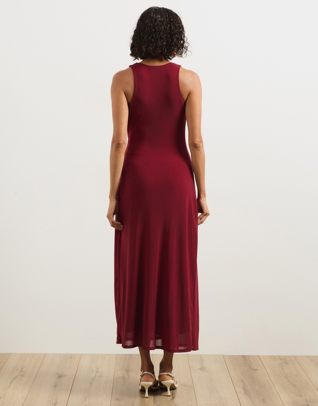 Atmos&Here - Ginni Wrap Mesh Midi Dress
