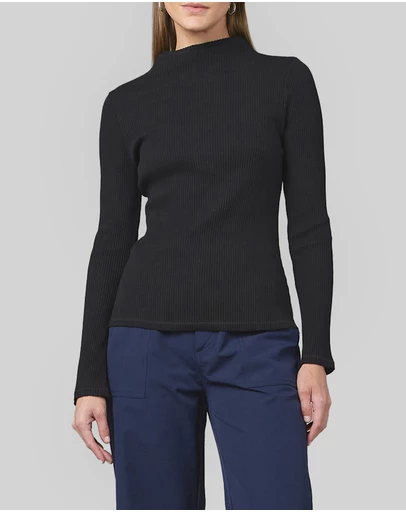 DRICOPER DENIM - Wave High Neck Top