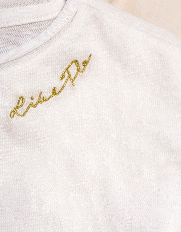 Like FLO - Metallic Ruffle Sleeve Tee - Kids-Teens
