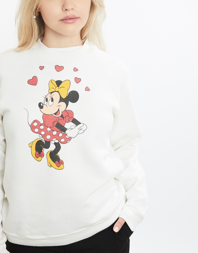 Vintage by The Real Deal - Pre Loved - Vintage 80s Disney Minnie Mouse Sweatshirt