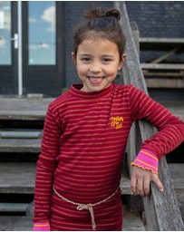 Quapi - Kalina Long Sleeve Stripe Dress - Kids-Teens