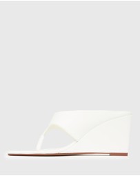 Betts - Selene Square Toe Wedge Sandals