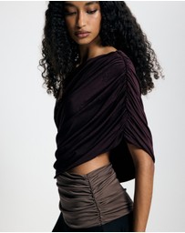 Lover - Ines Asymmetrical Midi Dress