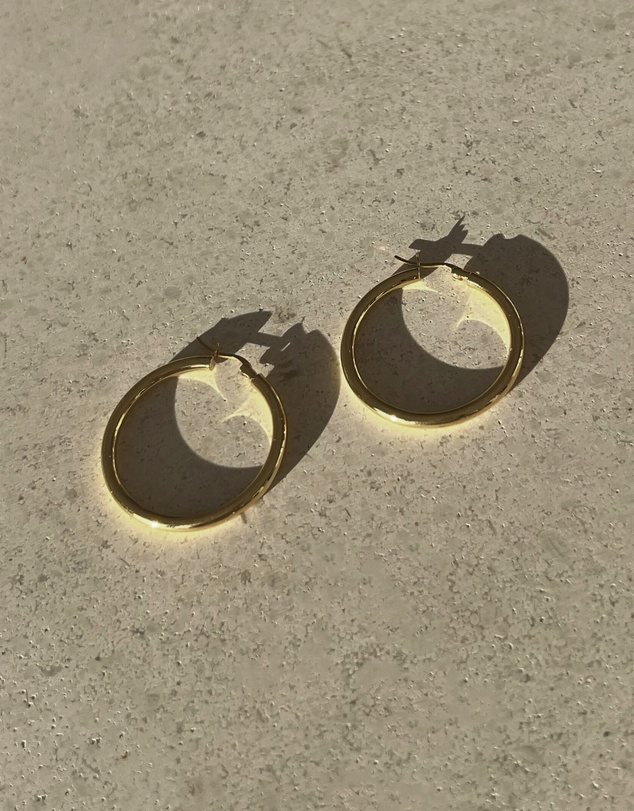 SAINT VALENTINE - Classic Hoops Large - Gold