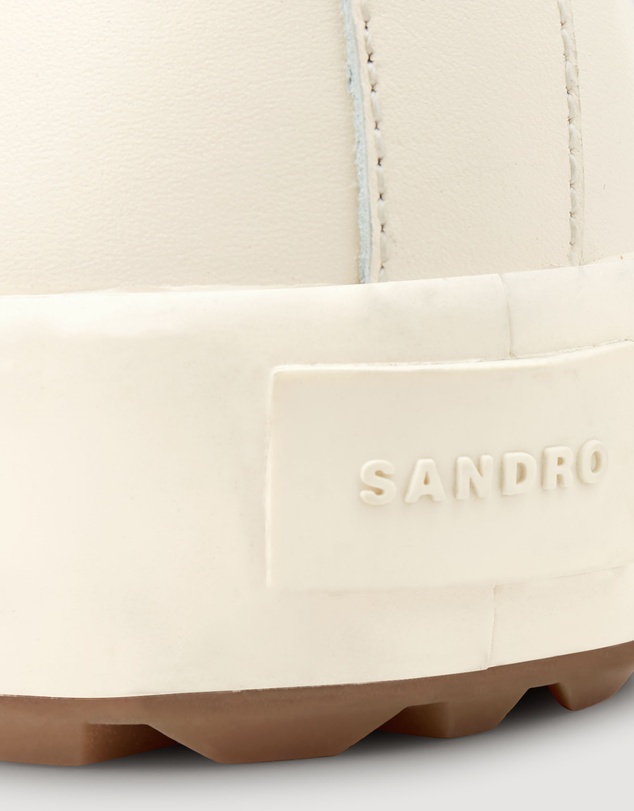 Sandro - Vulca Leather Sneakers