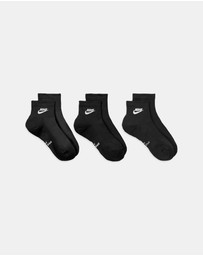 Nike - 3-Pack Everyday Elevated Ankle Socks