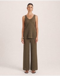 SABA - Prue Cotton Crochet Pant