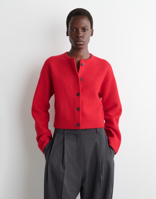 COS - Boiled-Wool Cardigan
