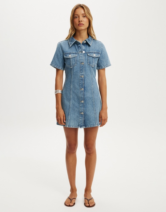 Cotton On - Denim Shirt Dress