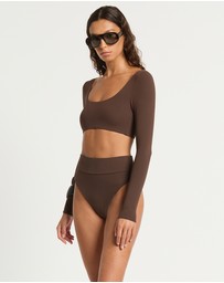 Bond-Eye Swimwear - Halle Long Sleeve Crop