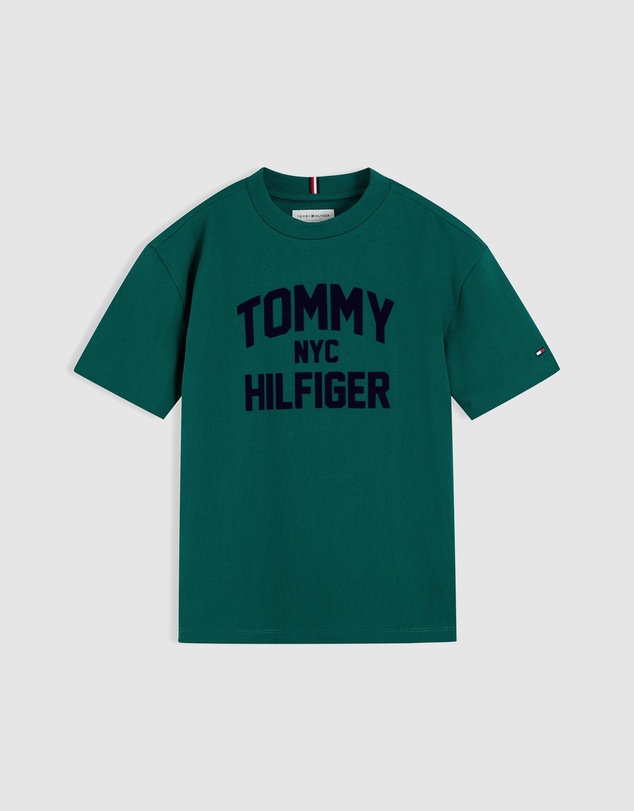 Tommy Hilfiger - Logo Jersey Crew Neck T-Shirt - Teens