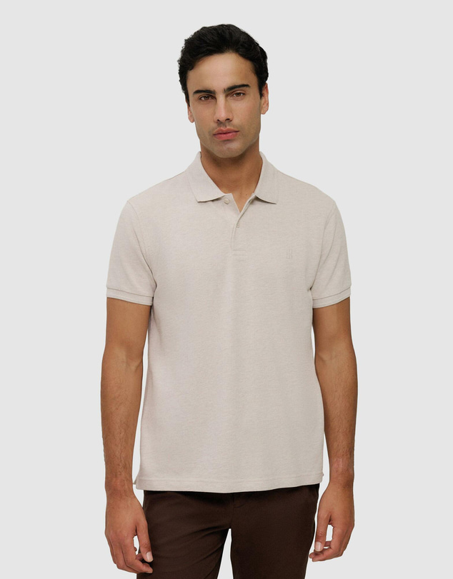 Trenery - Pique Marle Monogram Polo