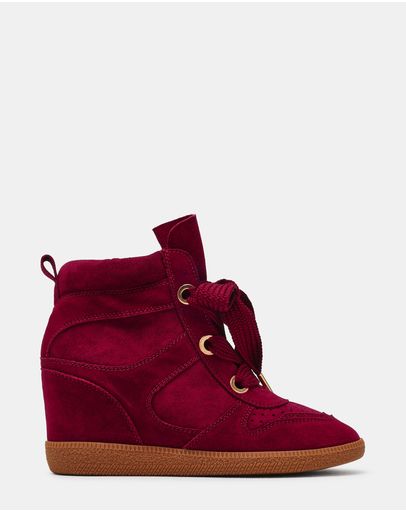 MABLES BURGUNDY SUEDE