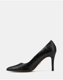 Wittner - Ravyn Croc Embossed Leather Pumps
