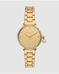 Michael Kors - Pyper Gold Tone Analogue Watch
