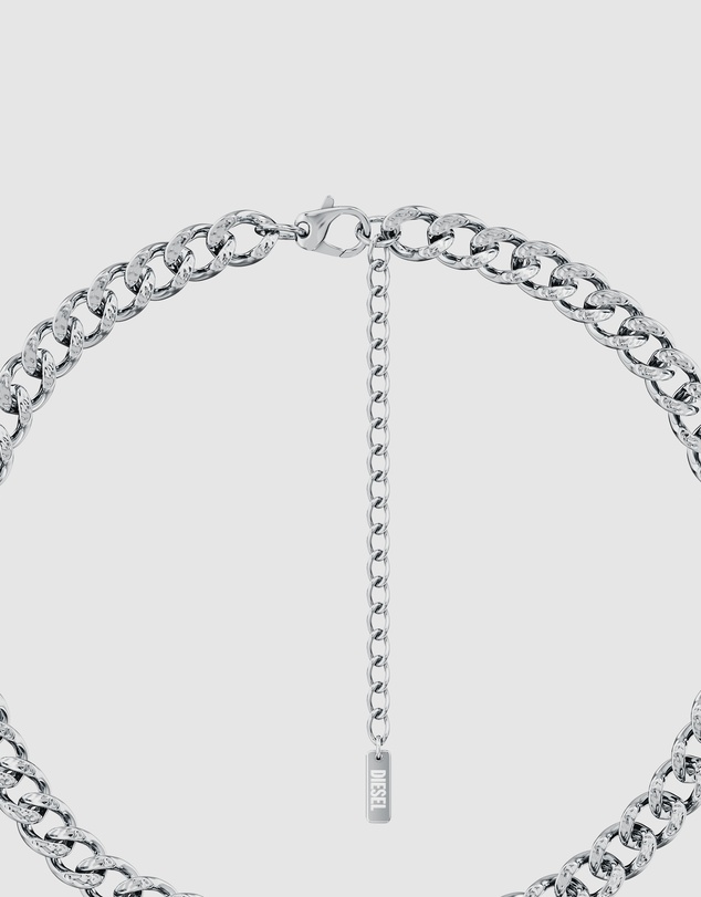 Diesel - Diesel Font Silver Necklace