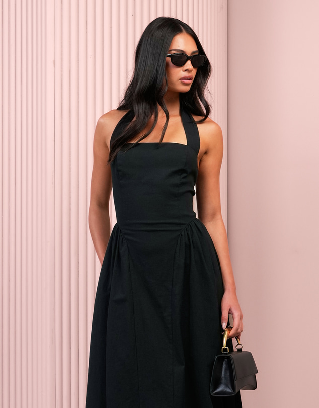 Azzurielle - Nancee Halter Midi Dress