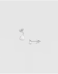 Ichu - Heart Stud Earrings