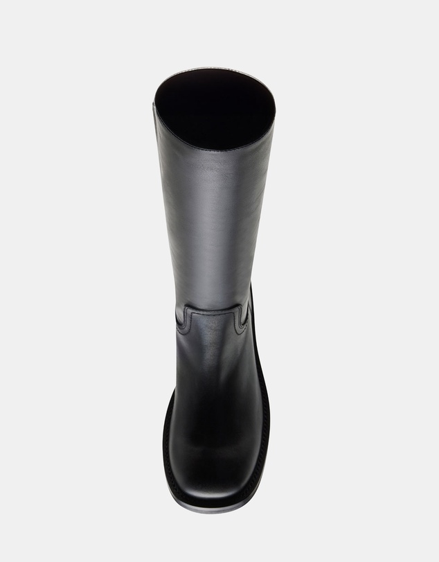 Steve Madden - Riggs Black Leather Boots