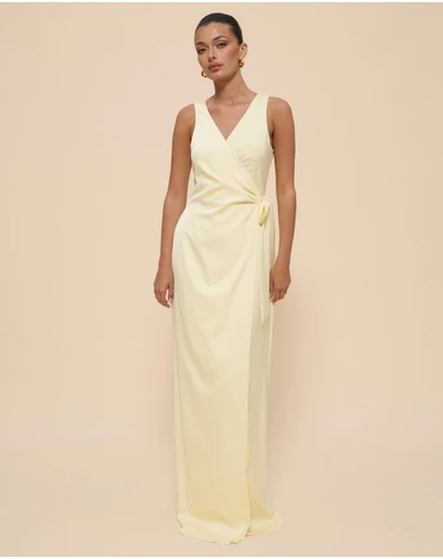 CHANCERY - Lani Sleeveless Wrap Maxi Dress