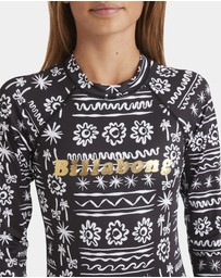 Billabong - Girls 8 to 16 Lost On You Long Sleeve Bodysuit Rash Vest