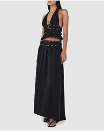 Ownley - Tabby Studed Midi Skirt