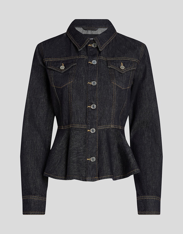 Karl Lagerfeld - Contrast Stitch Denim Jacket