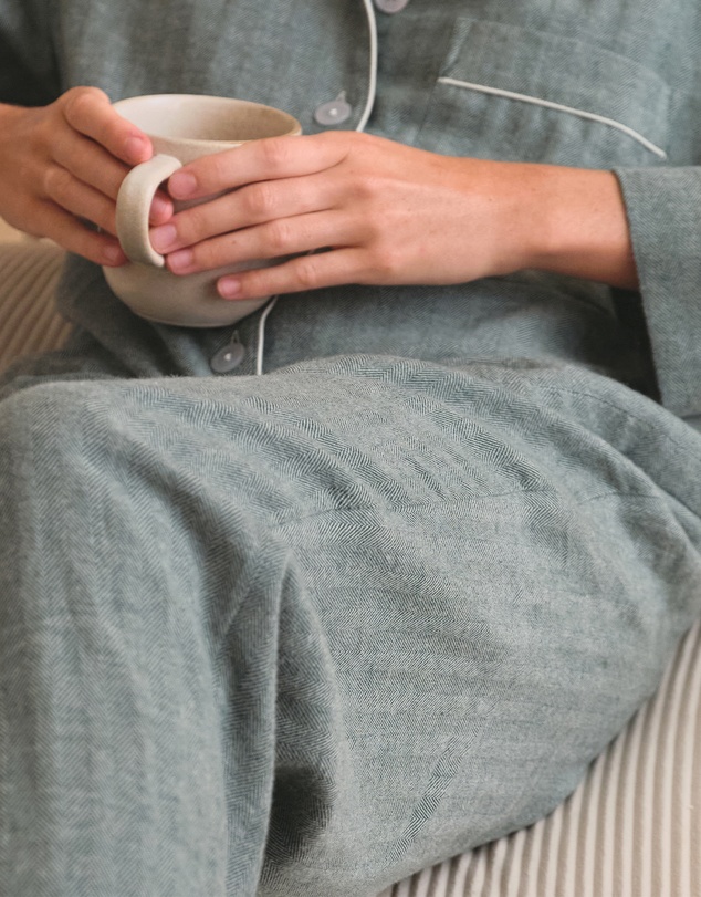 Papinelle - Super Soft Brushed Herringbone PJ