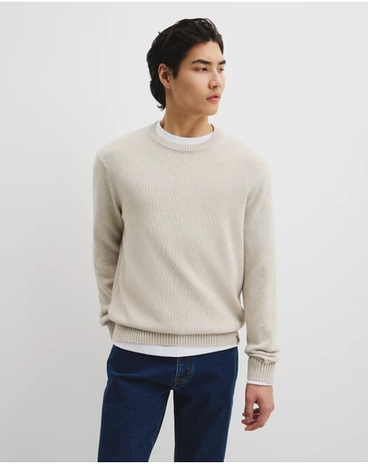 Country Road - Australian Good Earth Cotton Crew Neck Knit