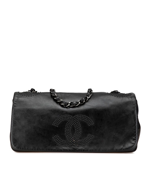 Pre-Loved by Azura Reborn - Pre-Loved CC Studded Lambskin East West Flap